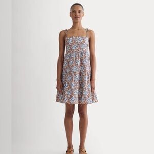 Everlane THE GAUZE MINI TIERED DRESS